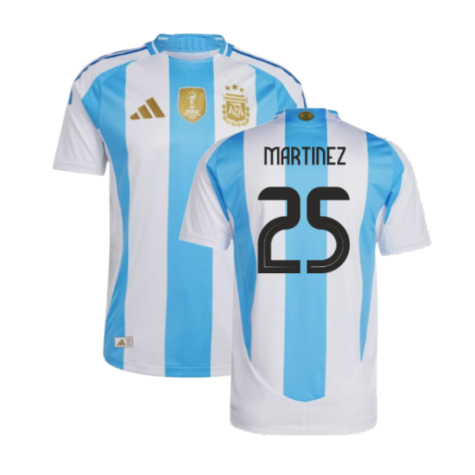 Argentina Lisandro Martínez 25 Home Soccer Jersey 2024/25