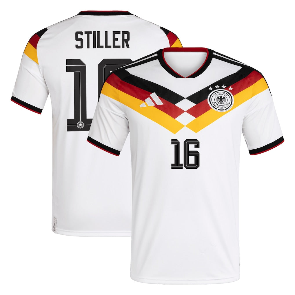 Germany Angelo Stiller 16 Home Soccer Jersey World Cup 2026