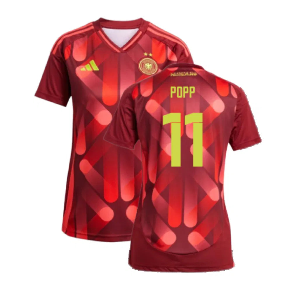 Germany Alexandra Popp 11 Women's Away Soccer Jersey Euro 2025