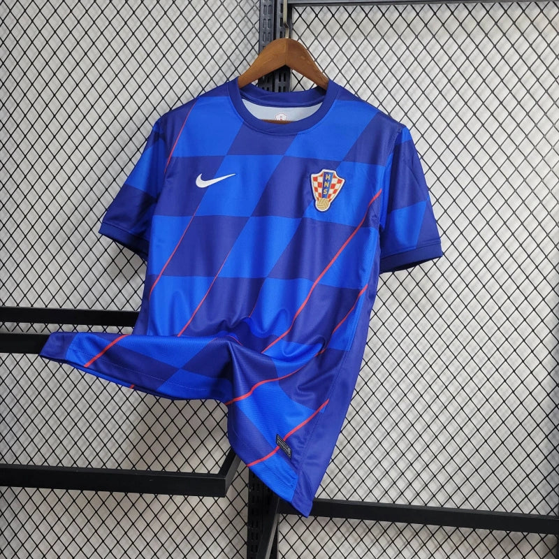 Croatia Ivan Rakitić 7 Away Soccer Jersey Euro 2024