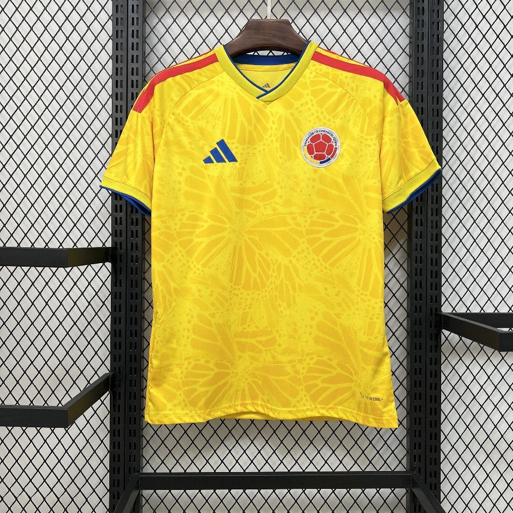 Colombia Jefferson Lerma 16 Home Soccer Jersey World Cup 2026