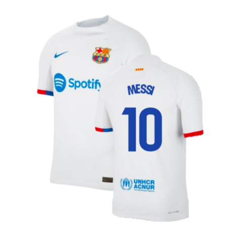 FC Barcelona Lionel Messi 10 Away Soccer Jersey 2023/24