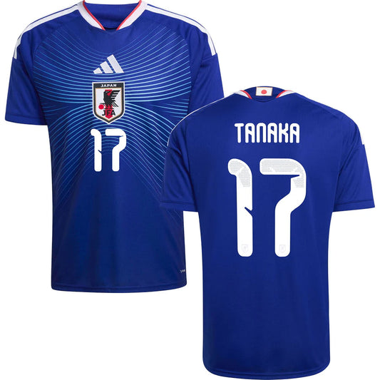 Japan Ao Tanaka 17 Home Soccer Jersey World Cup 2026