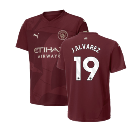 Manchester City Julián Álvarez 19 Third Soccer Jersey 2024/25