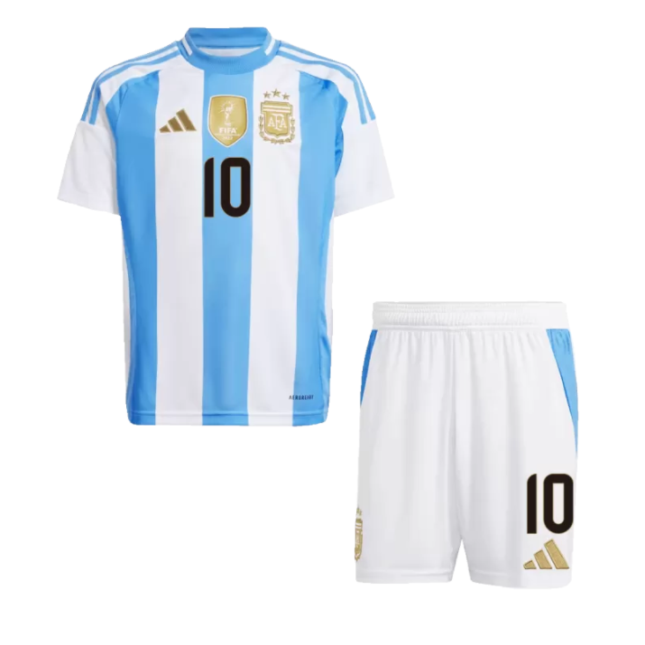 Argentina Lionel Messi 10 Kids Home Soccer Jersey 2024/25
