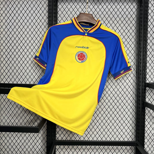 Colombia Retro Home Soccer Jersey 2001-2002