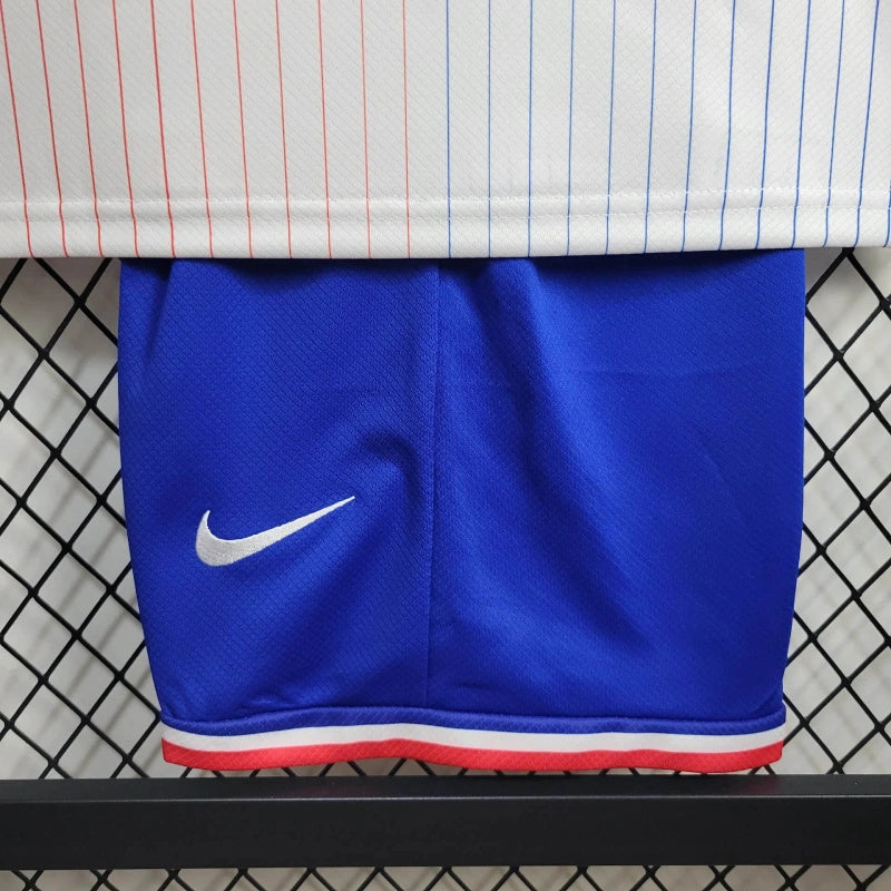 France Jules Koundé 5 Kids Away Soccer Jersey Euro 2024