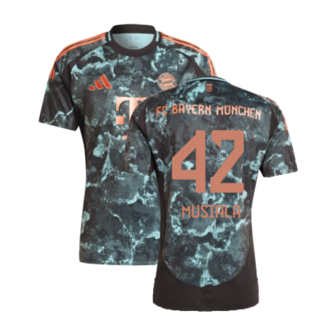 Bayern Munich Jamal Musiala 42 Away Soccer Jersey 2024/25