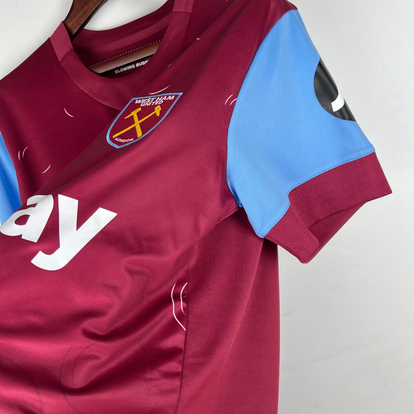 West Ham United Declan Rice 41 Home Soccer Jersey 2023/24