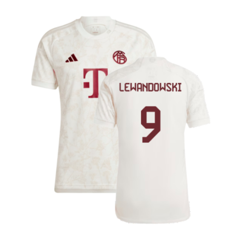 Bayern Munich Robert Lewandowski 9 Third Soccer Jersey 2023/24