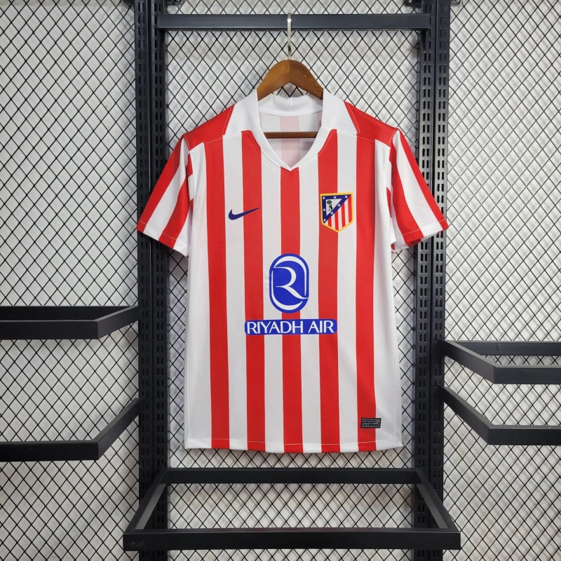 Atletico Madrid Julián Alvarez 19 Home Soccer Jersey 2025-2026