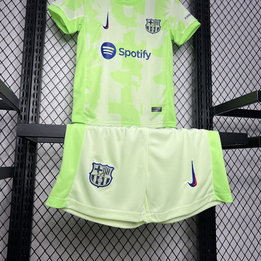 FC Barcelona Lamine Yamal 19 Third Soccer Jersey Kids Kit 2024-2025