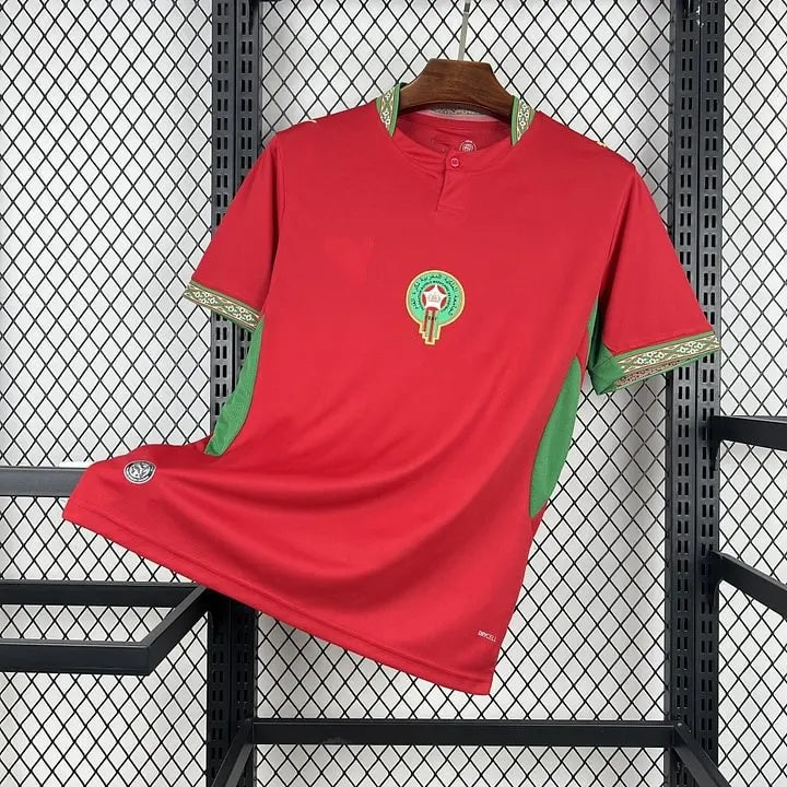 Morocco Nordin Amrabat 4 Home Soccer Jersey World Cup 2026
