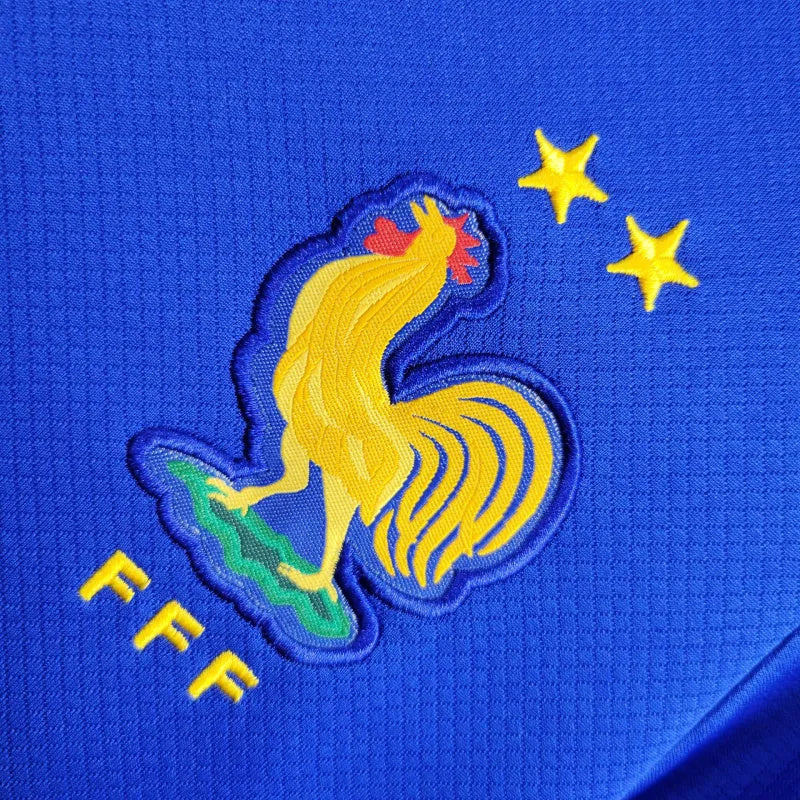 France Karim Benzema 19 Kids Home Soccer Jersey Euro 2024