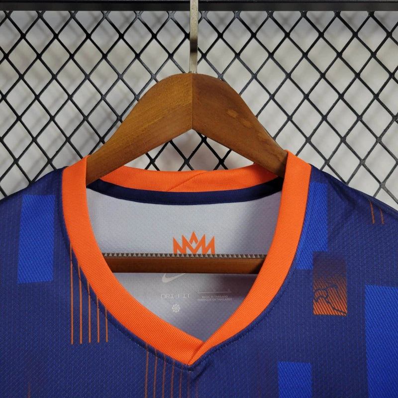 Netherlands Teun Koopmeiners 20 Away Soccer Jersey Euro 2024