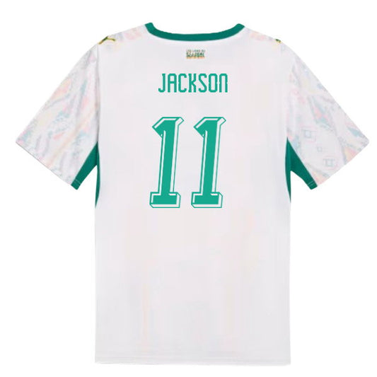 Senegal Nicolas Jackson 11 Home Soccer Jersey World Cup 2026