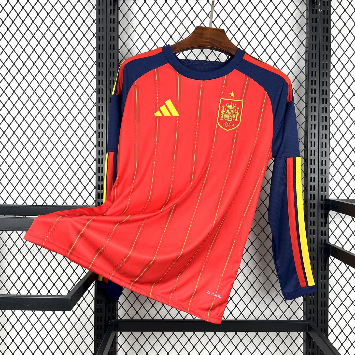 Spain Long Sleeve Home Soccer Jersey World Cup 2026