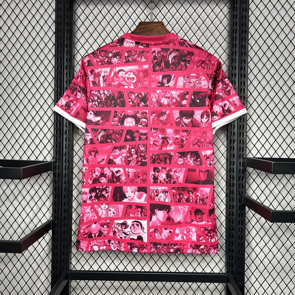 Japan Anime Special Edition Soccer Jersey 2024/25 - Pink