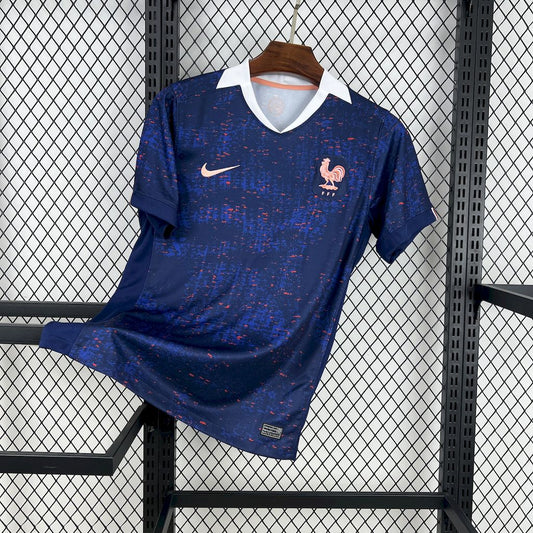 France Home Soccer Jersey UEFA Women's Euro 2025