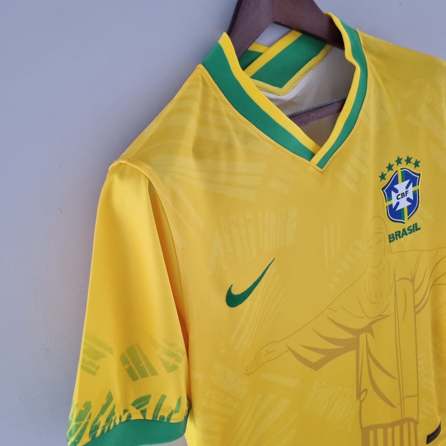 Brazil Classic Soccer Jersey 2022/23 - Yellow