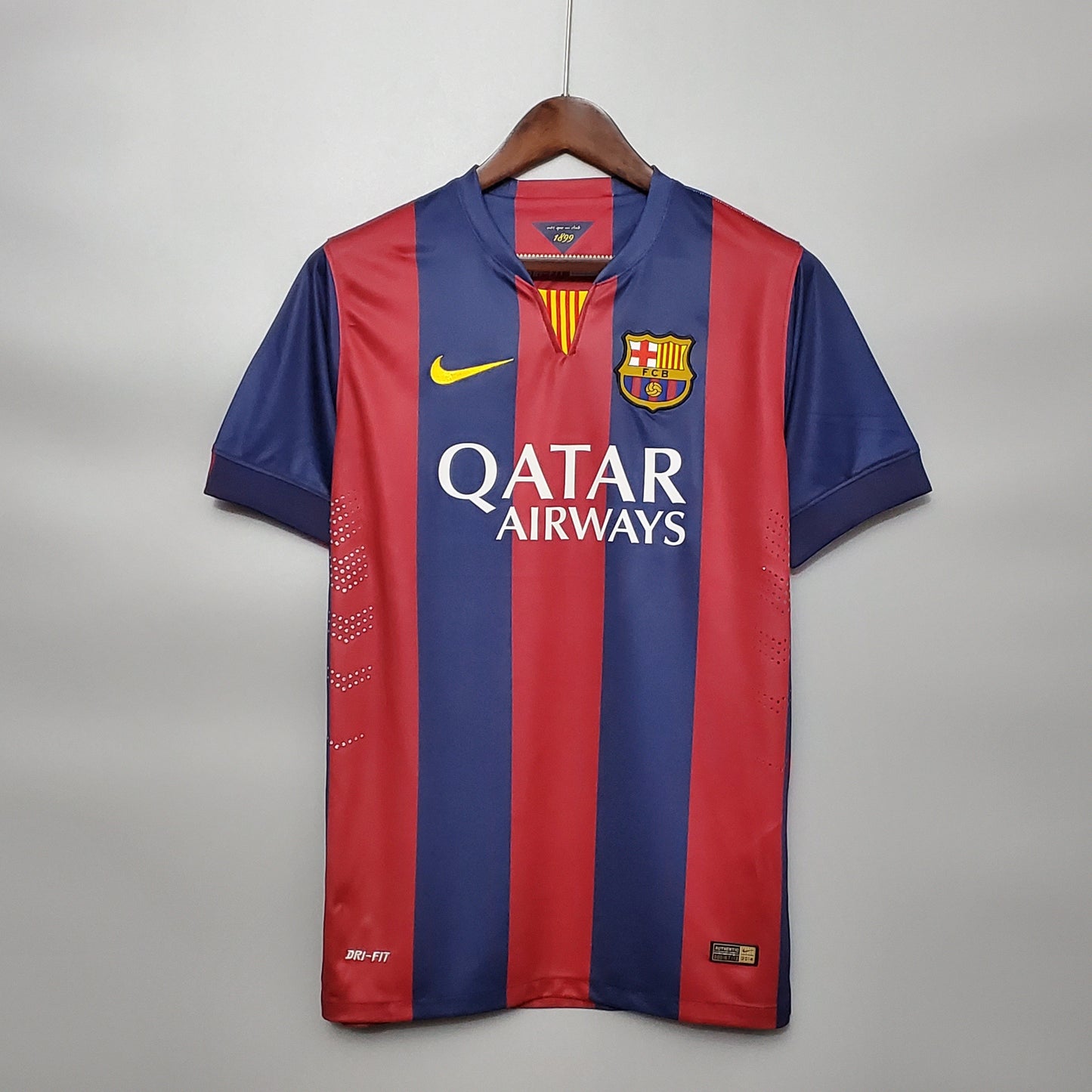 FC Barcelona Lionel Messi 10 Retro Home Soccer Jersey 2014-2015