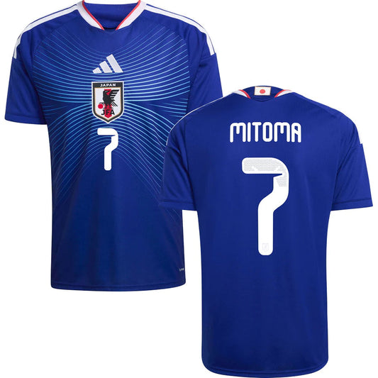 Japan Kaoru Mitoma 7 Home Soccer Jersey World Cup 2026