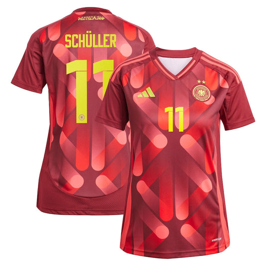 Germany Lea Schüller 11 Women's Away Soccer Jersey Euro 2025