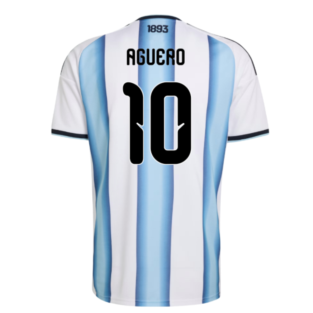 Argentina Sergio Agüero 10 Home Soccer Jersey World Cup 2026
