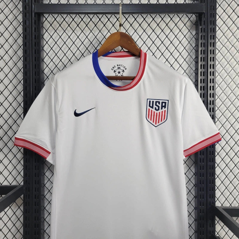 USA Alex Morgan 13 Home Soccer Jersey 2024/25
