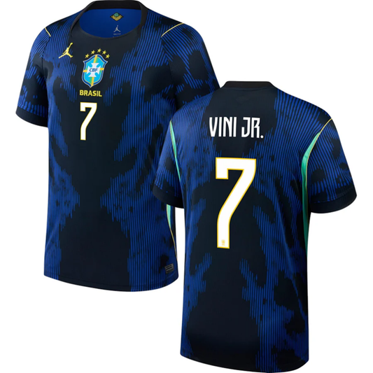 Brazil Vini Jr 7 Away Soccer Jersey World Cup 2026