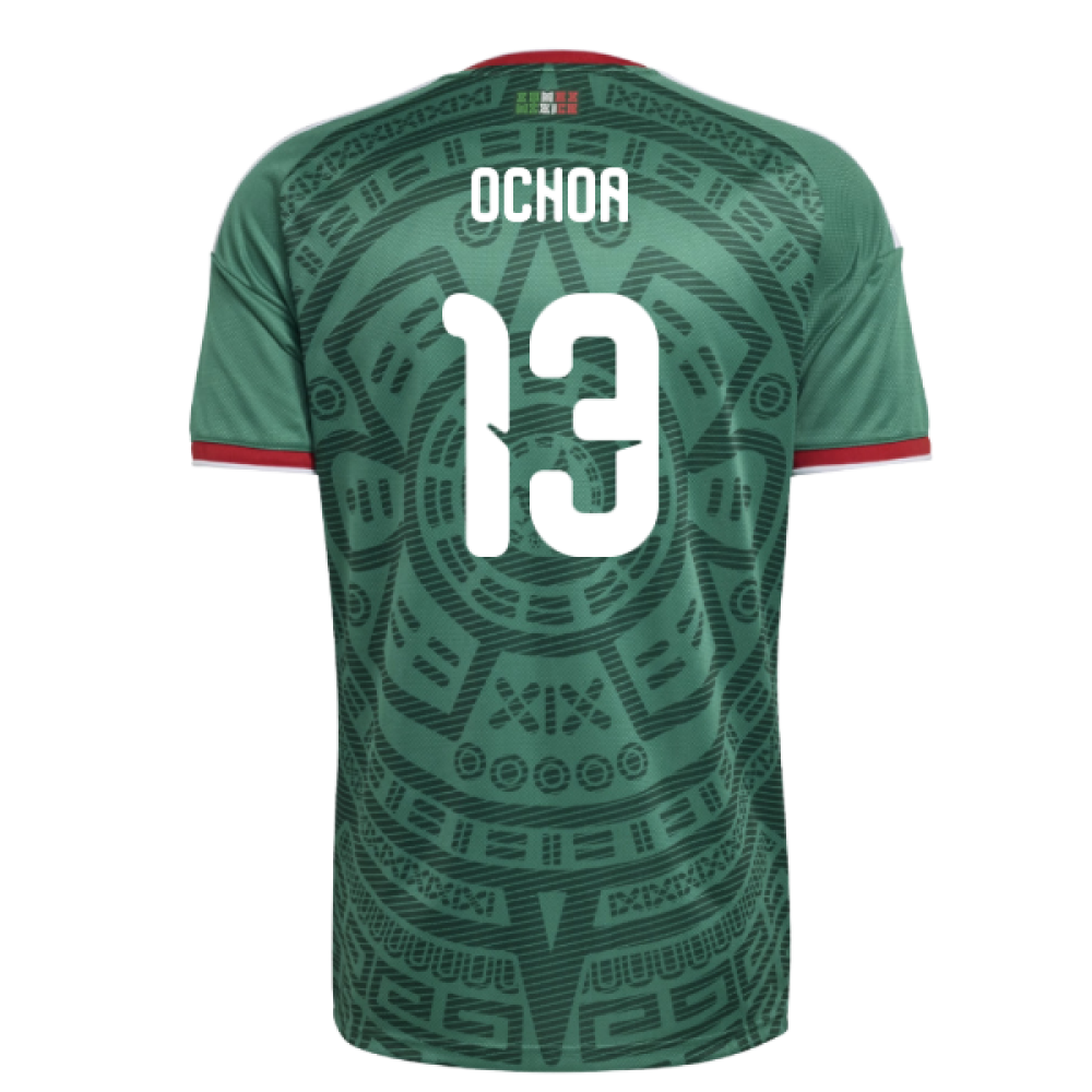 Mexico Guillermo Ochoa 13 Home Soccer Jersey World Cup 2026