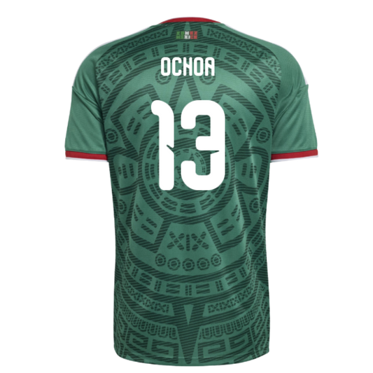 Mexico Guillermo Ochoa 13 Home Soccer Jersey World Cup 2026