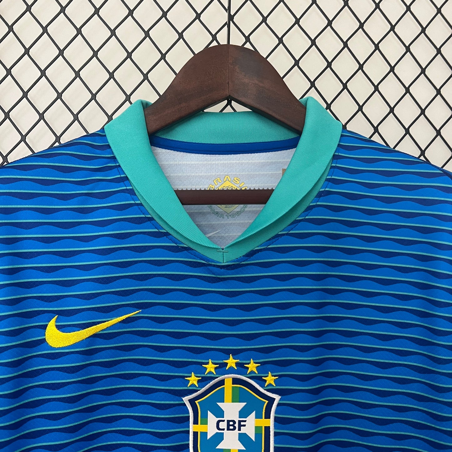 Brazil Thiago Silva 3 Away Soccer Jersey 2024/25