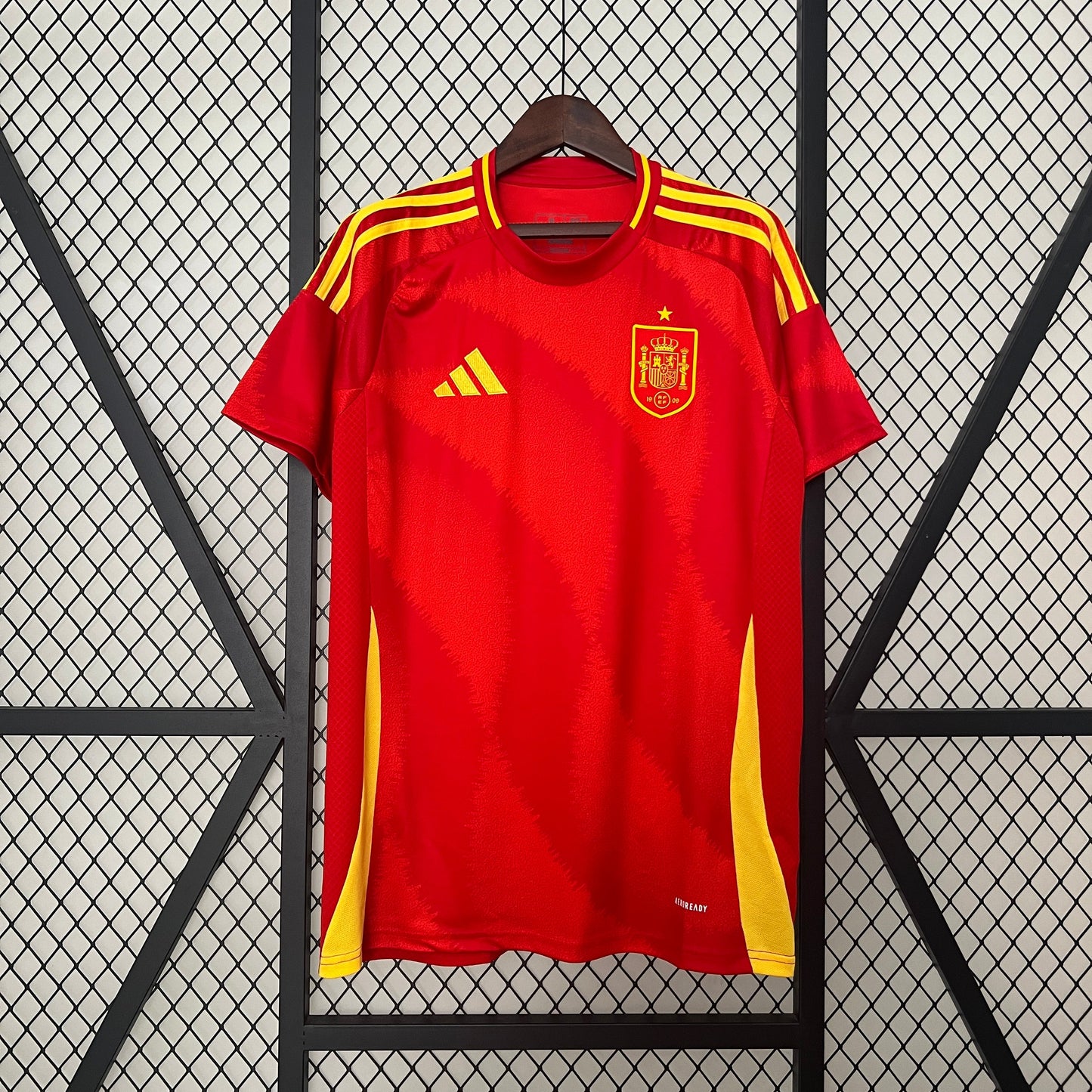 Spain Rodri 16 Home Soccer Jersey Euro 2024