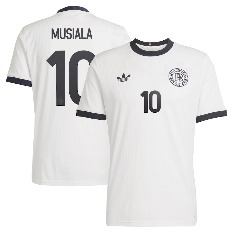 Germany 125 Anniversary Jamal Musiala 10 Home Soccer Jersey 2024-2025