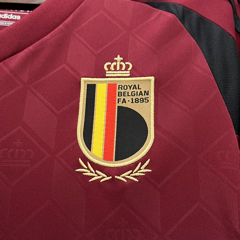 Belgium Toby Alderweireld 2 Home Soccer Jersey UEFA Euro 2024