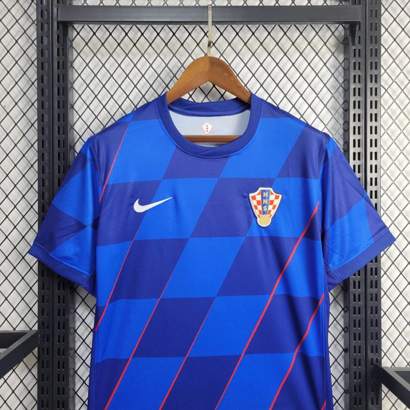 Croatia Borna Sosa 19 Away Soccer Jersey Euro 2024