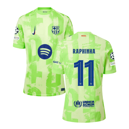 FC Barcelona Raphinha 11 Third Soccer Jersey Kids Kit 2024-2025