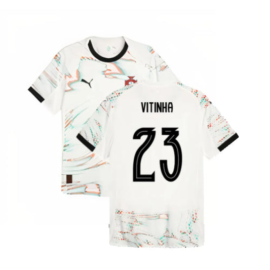Portugal Vitinha 23 Away Soccer Jersey 2025/26