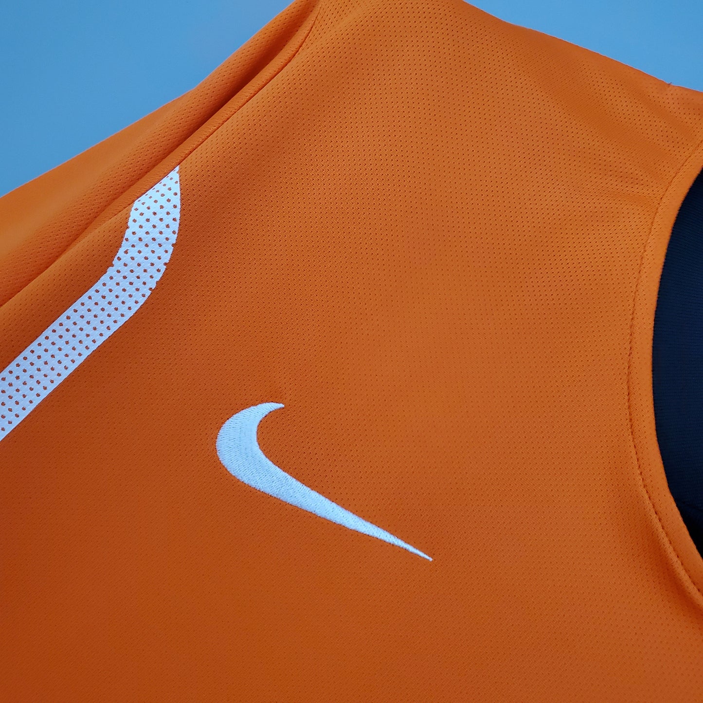 Netherlands Robin van Persie 9 Home Retro Soccer Jersey World Cup 2010