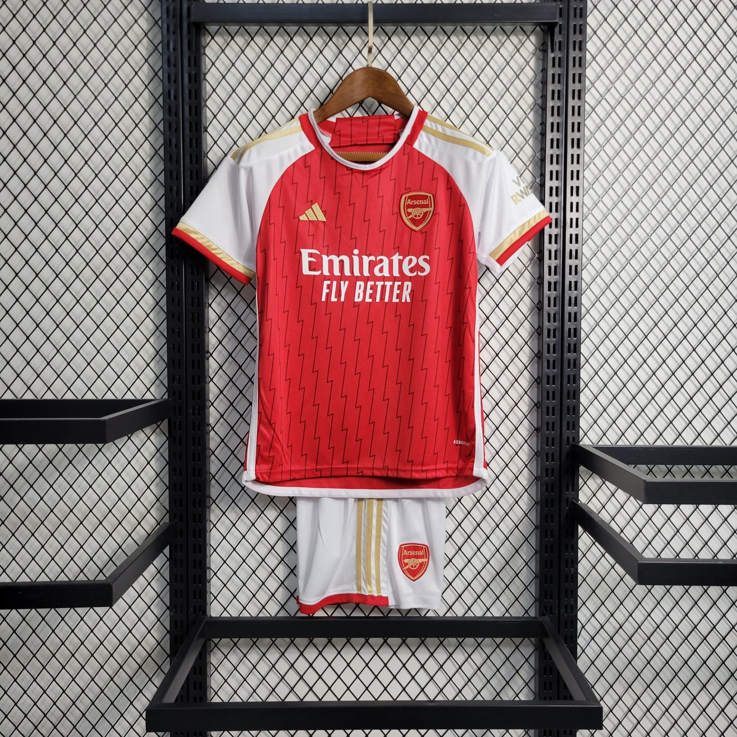 Arsenal Declan Rice 41 Kids Home Soccer Jersey 2023/24