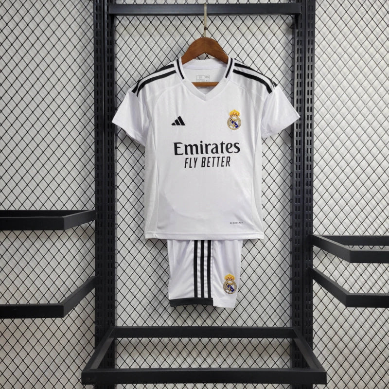 Real Madrid Luka Modric 10 Home Kids Soccer Jersey 2024/25