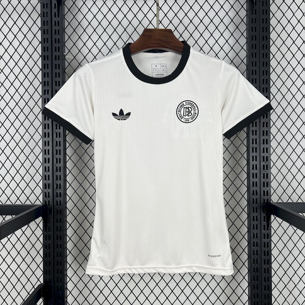 Germany Jamal Musiala 10 Women's Home Soccer Jersey Euro 2025