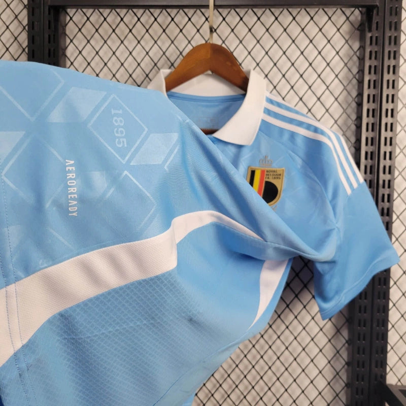 Belgium Eden Hazard 10 Away Soccer Jersey UEFA Euro 2024