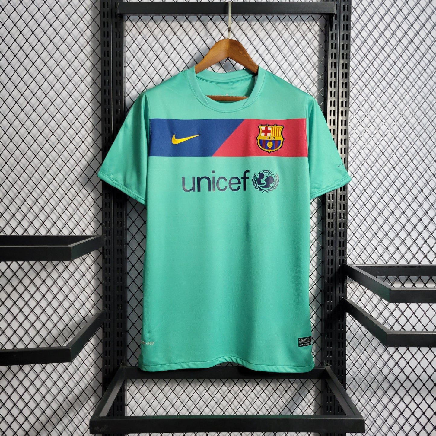 FC Barcelona Lionel Messi 10 Retro Away Soccer Jersey 2010-2011