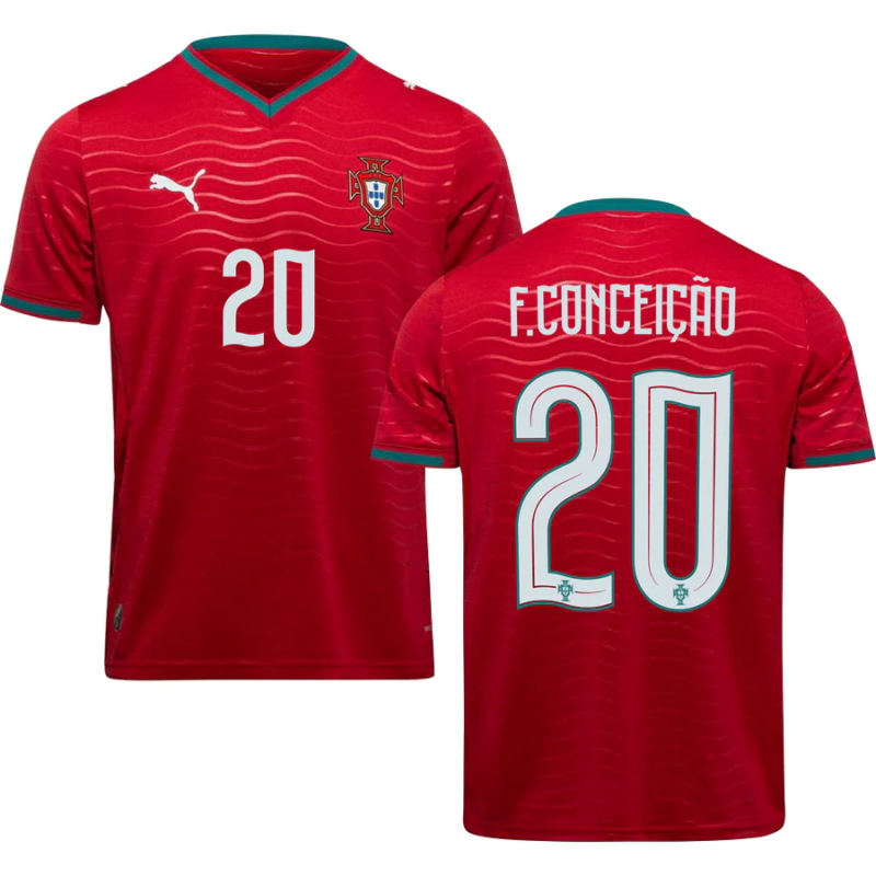 Portugal Francisco Conceicao 20 Home Soccer Jersey World Cup 2026