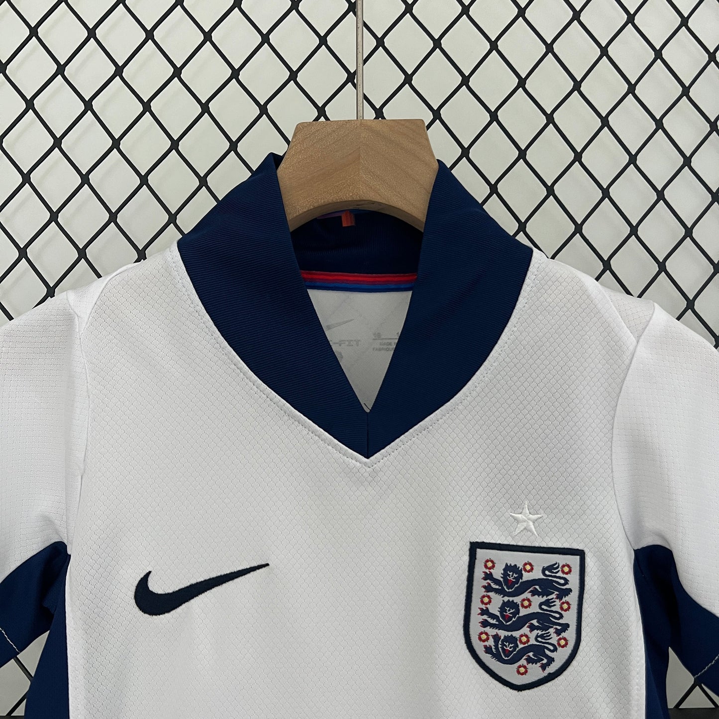 England Declan Rice 4 Kids Home Soccer Jersey Euro 2024