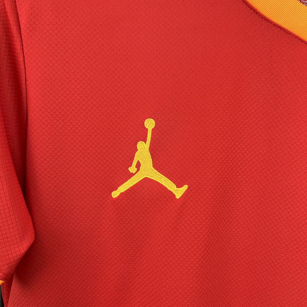 Brazil X AJ Special Edition Soccer Jersey 2025-2026 - Red