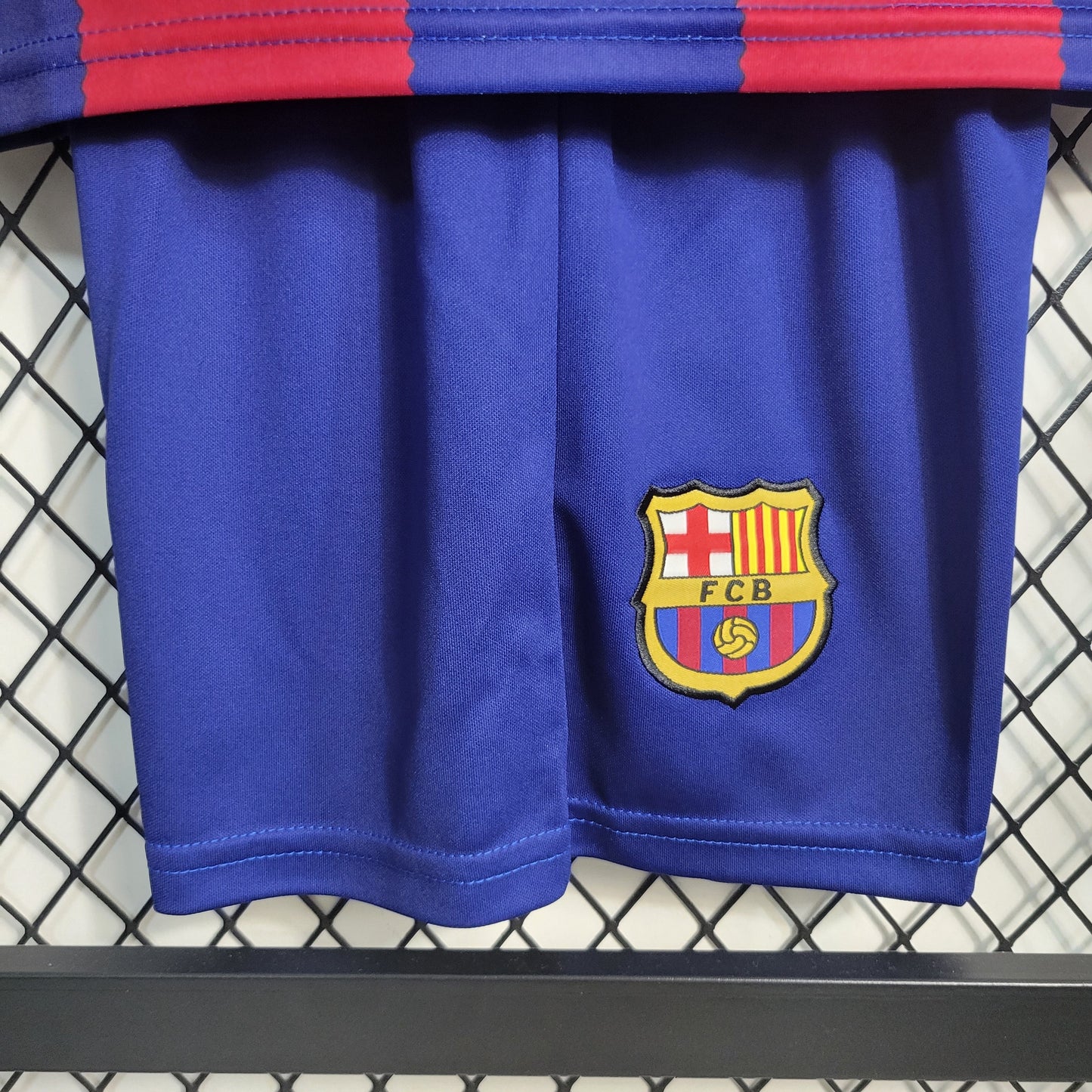 FC Barcelona Robert Lewandowski 9 Kids Home Soccer Jersey 2023/24
