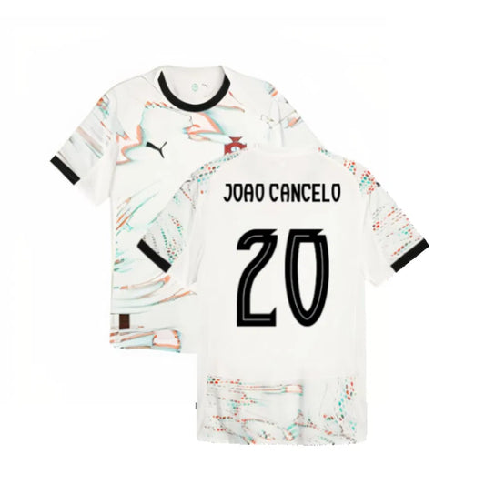 Portugal Joao Cancelo 20 Away Soccer Jersey 2025/26